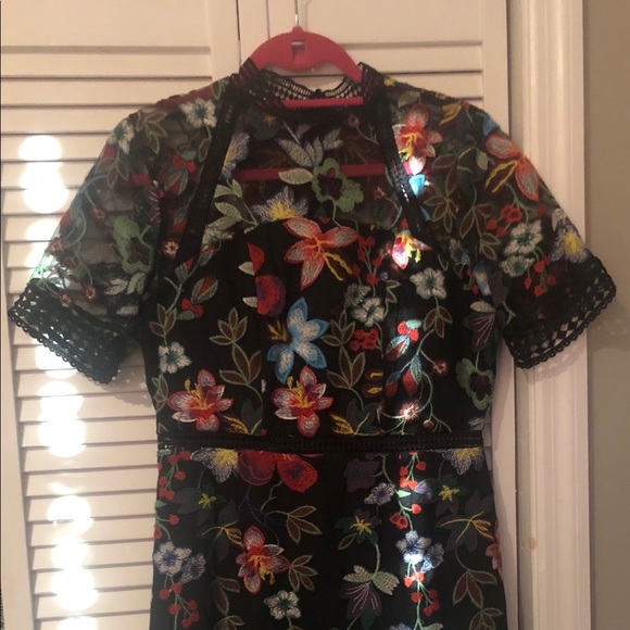 vone blushing floral sheath